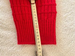 Maglione Rosso Fuoco Donna Collo Alto