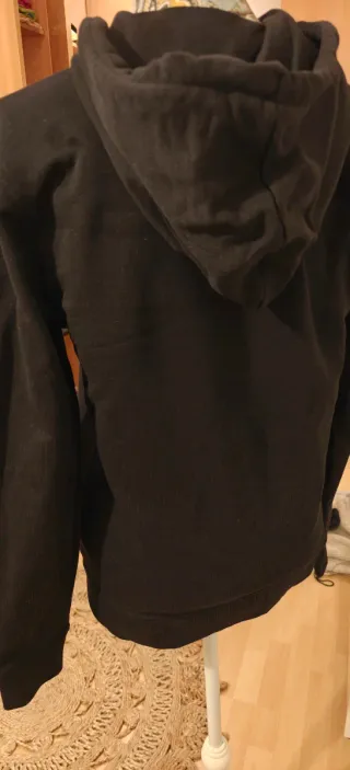 Chaqueta Sudadera Quiksilver Negra Cremallera