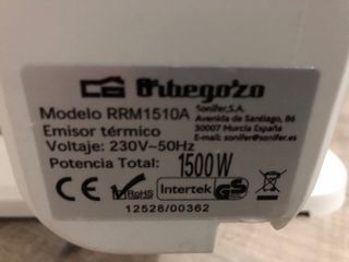Radiador Calefactor Orbegozo Difusión Calor