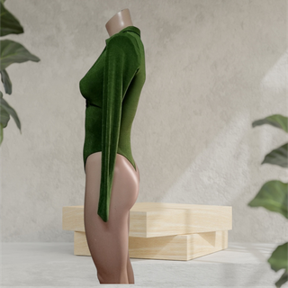 Body verde Bershka Talla XS