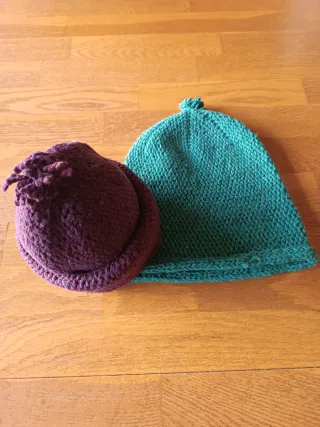 Gorro de lana hecho a mano