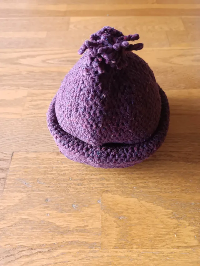Gorro de lana hecho a mano