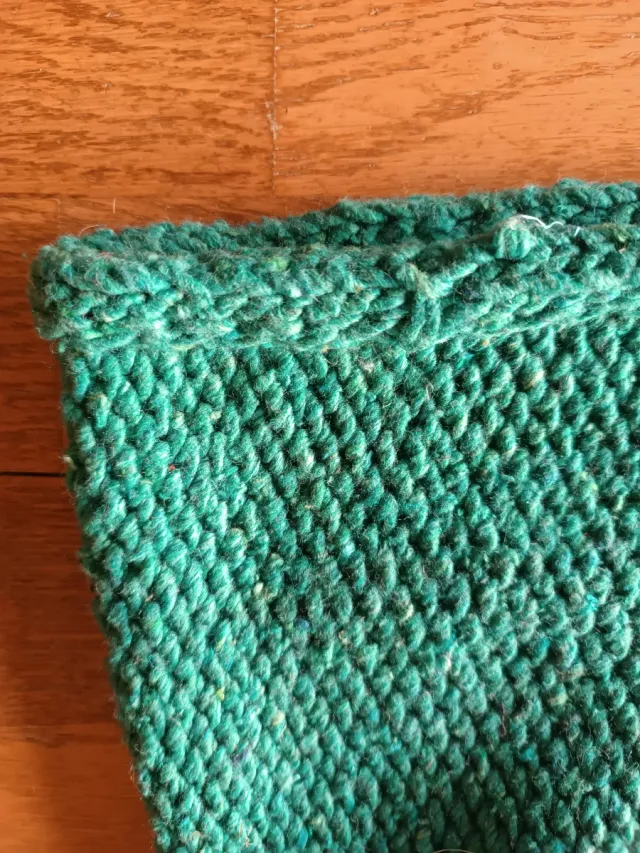 Gorro de lana hecho a mano