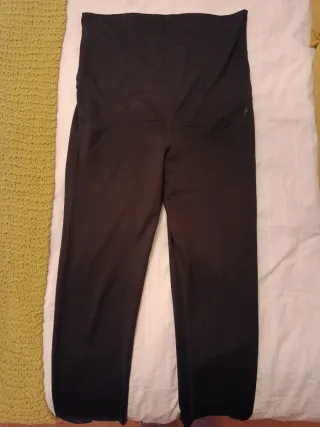 Legging deportivo premamá negro