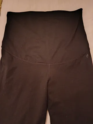 Legging deportivo premamá negro