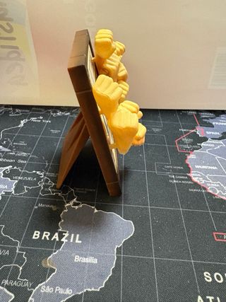 Quadretto 3D One Piece Luffy e Barba Bianca