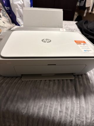 Impresora HP Gris y Blanca