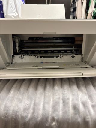 Impresora HP Gris y Blanca