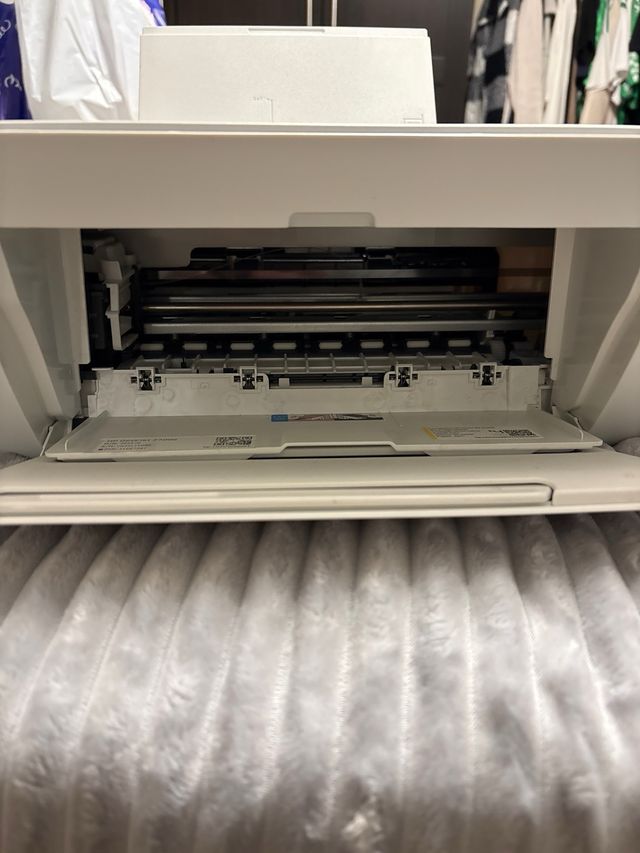 Impresora HP Gris y Blanca