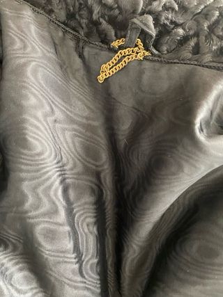 Chaquetón negro Edler & Pelz Talla 36