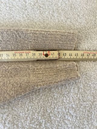 Maglione Beige Taglia S Collo Alto