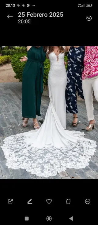 Vestido de Novia Sirena Talla 34-36