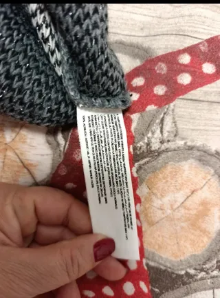 Poncho Piazza Italia fantasia quadri