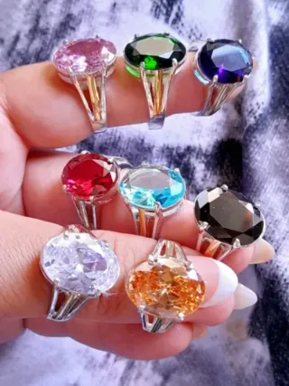 12 Anillos de Mujeres 16mm-21mm