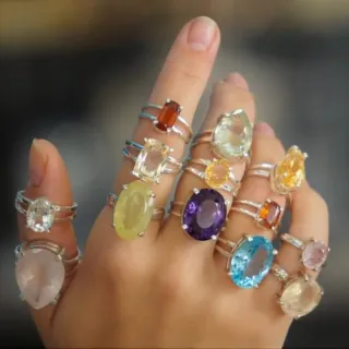 12 Anillos de Mujeres 16mm-21mm