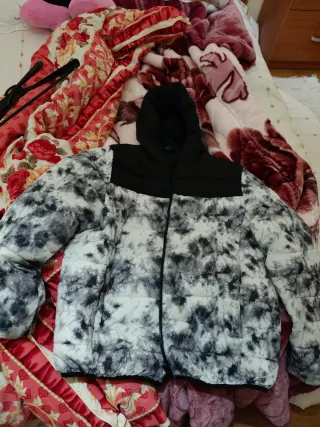 Chaqueta acolchada XL tie-dye