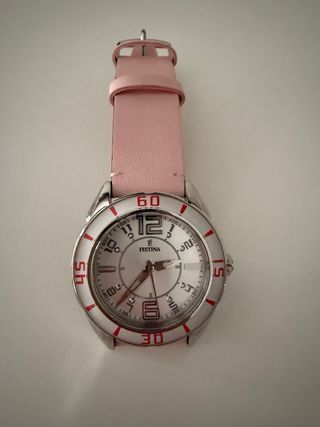 Reloj Festina Rosa y Plateado. Sin estrenar.