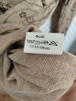 Jersey cuello caído estampado floral talla L