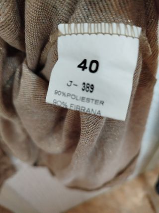 Jersey cuello caído estampado floral talla L