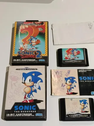 Lote Sonic Mega Drive Sega