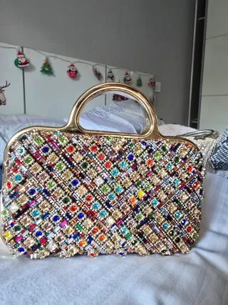 Bolso cartera de lujo brillante