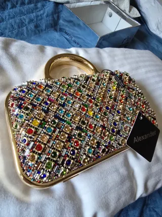 Bolso cartera de lujo brillante