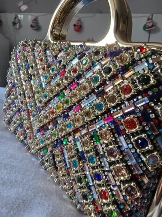 Bolso cartera de lujo brillante