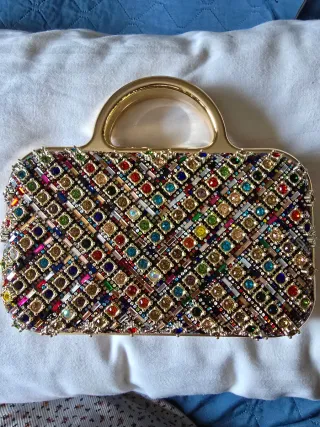 Bolso cartera de lujo brillante