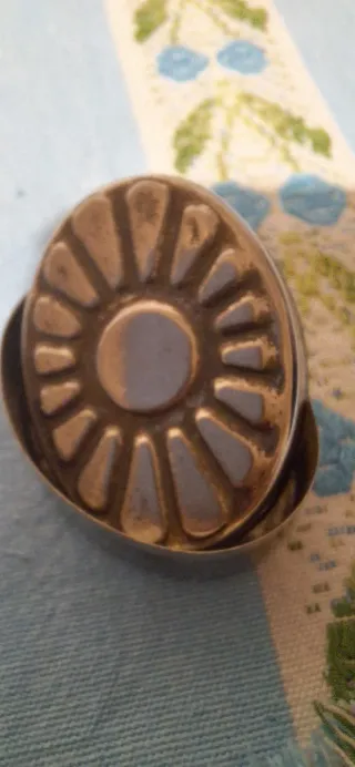 Scatolina portapillole vintage ovale