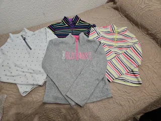 Lote de sudaderas OLD NAVY polar niña talla 8