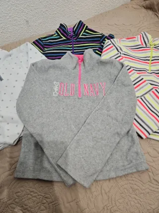 Lote de sudaderas OLD NAVY polar niña talla 8