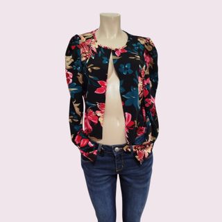 Cárdigan Shein flores mangas abullonadas Talla L