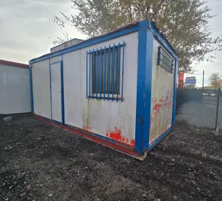 Caseta obra prefabricada 6x2.4m oficina