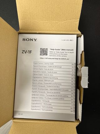 Sony ZV-1F Cámara Digital Vlog Pantalla