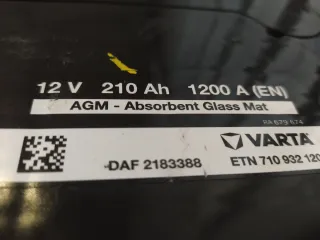 Batería AGM 210Ah DAF