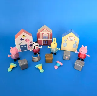 Lot Casette e Personaggi Peppa Pig