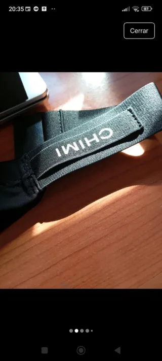 Riñonera porta gafas negra