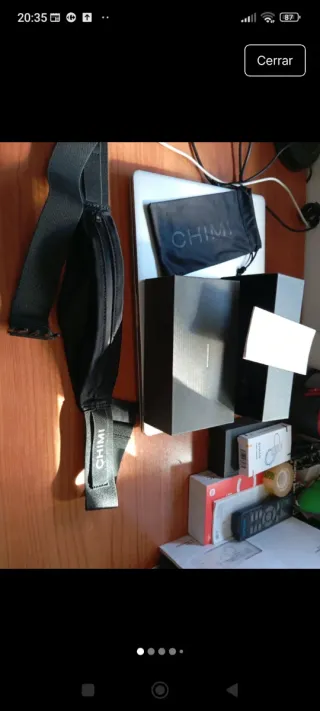 Riñonera porta gafas negra