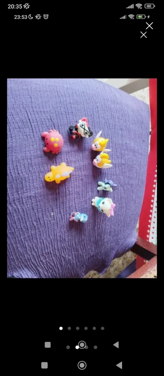 Lote de 9 figuras pequenas