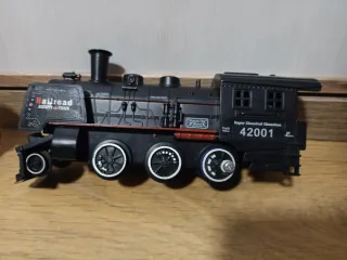 Tren de Juguete Clásico Negro