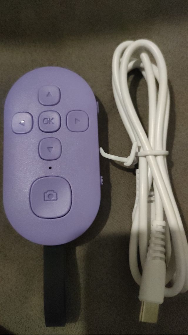 Controle Bluetooth Selfie Roxo