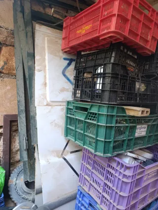 2 Puertas correderas blancas y de chapa Para vito