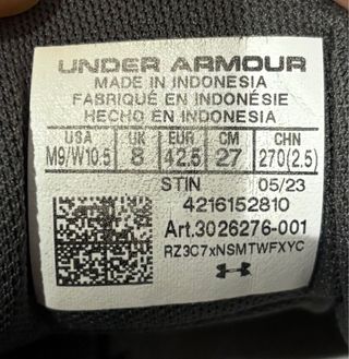 Zapatillas Baloncesto Niño Under Armour Negras