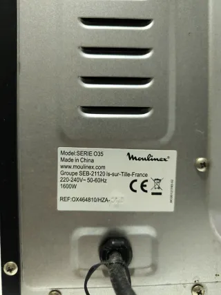 Horno Moulinex Negro