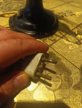 Ventilatore NUMAX mini ottone vintage 22 cm