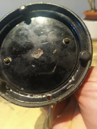 Ventilatore NUMAX mini ottone vintage 22 cm