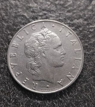 50 Lire 1955 Vulcano Italia 1^ Tipo