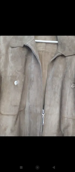 Chaqueta mujer de ante, piel porcina