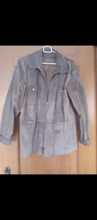 Chaqueta mujer de ante, piel porcina