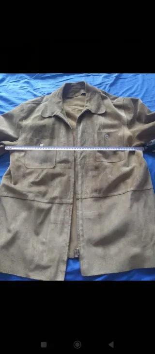 Chaqueta mujer de ante, piel porcina